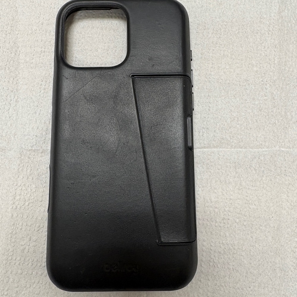 Bellroy iPhone 16 Pro Max leather case with credit card slot